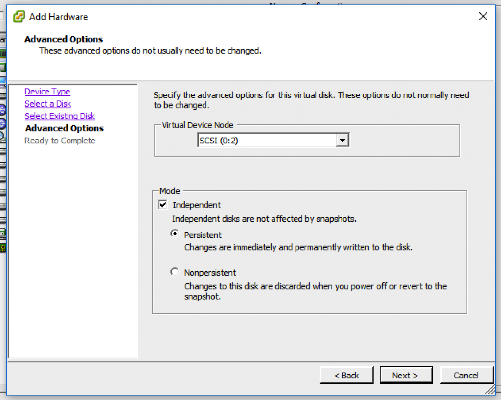 independent disk freenas
